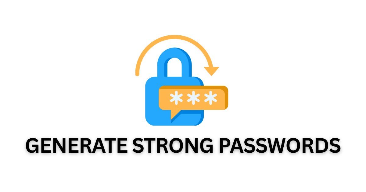 Lock icon with password strength meter